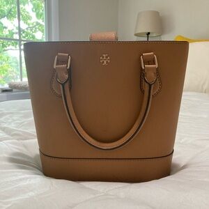 Tory Burch brown bucket bag